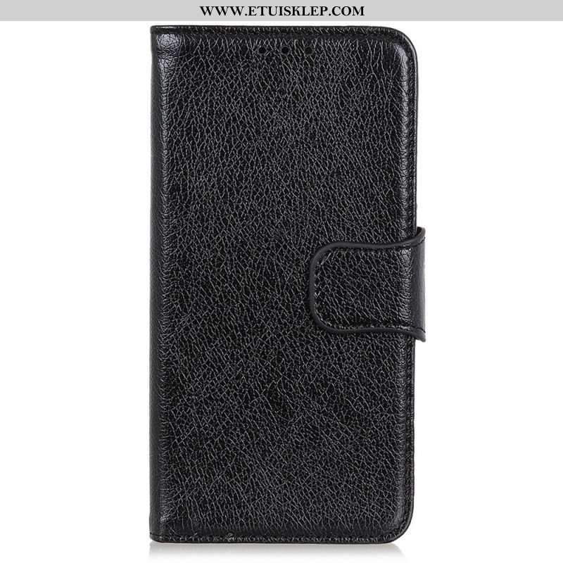 Etui Folio do Poco X5 Pro 5G Dwoina Skóry Nappa